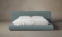 The Eldridge Bed - Performance Velvet Seafoam