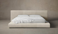 The Eldridge Bed - Tuscan Leather Bisque