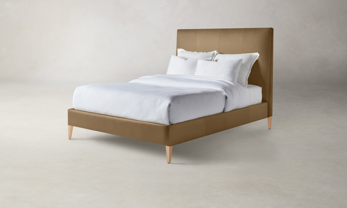 The Essex Bed - Costa Leather Portobello