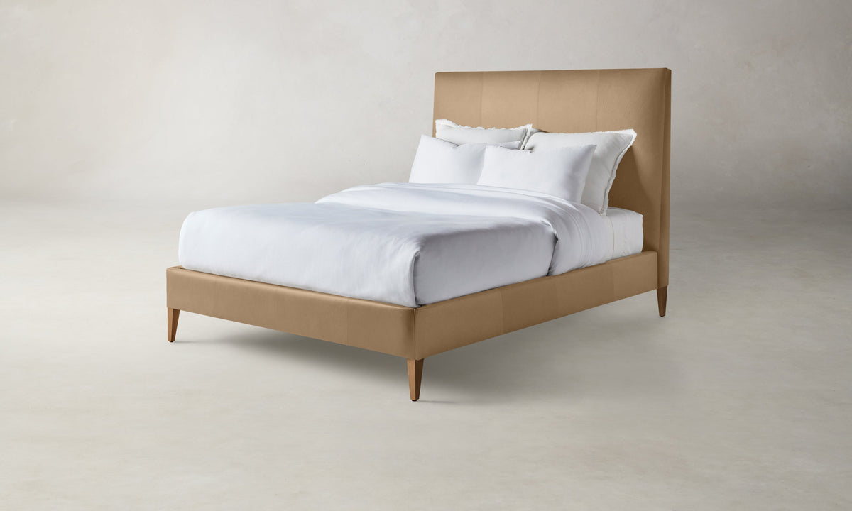 The Essex Bed - Costa Leather Ridge