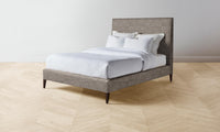 The Essex Bed - Belgian Linen Carob