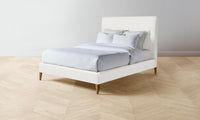 The Essex Bed - Belgian Linen Egret