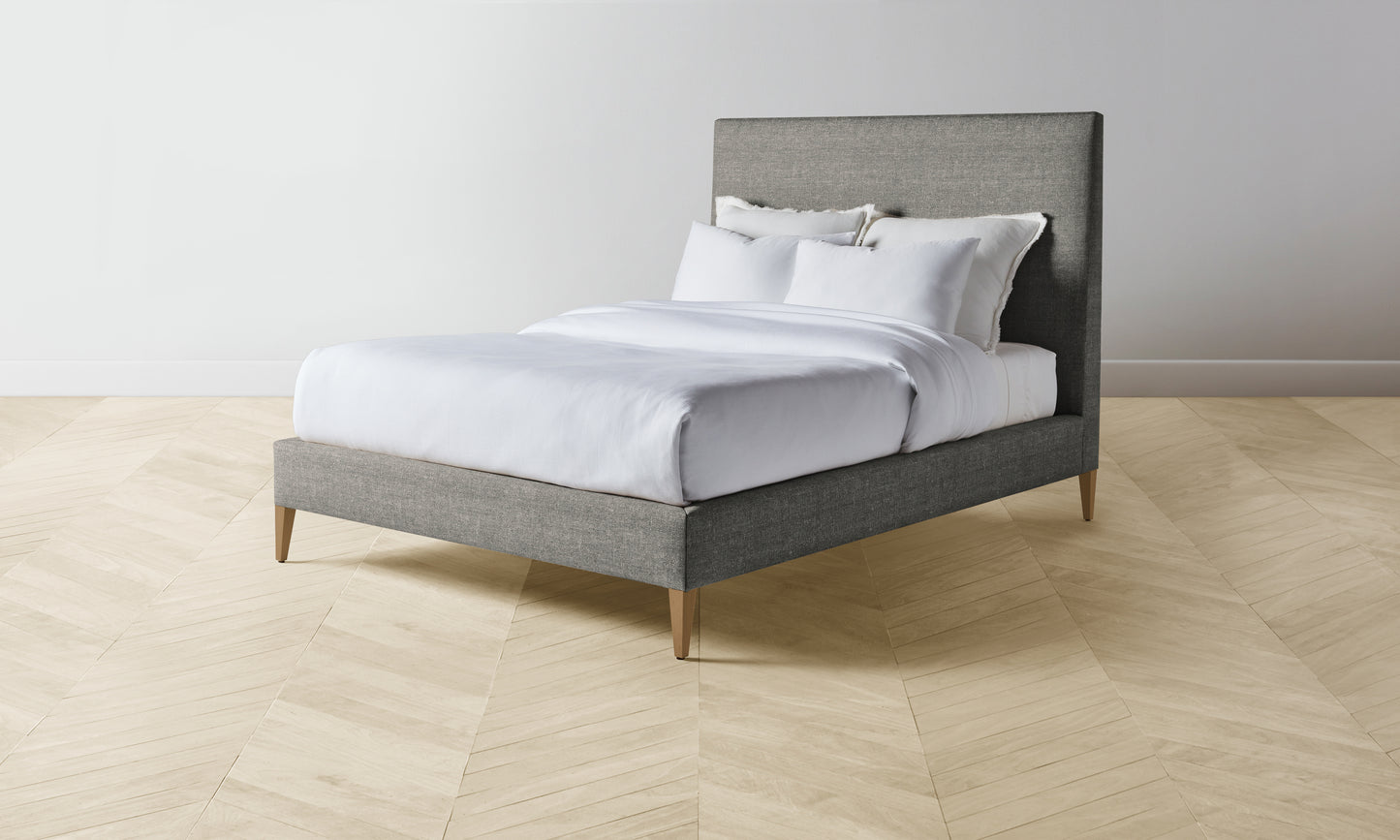 The Essex Bed - Merino Granite