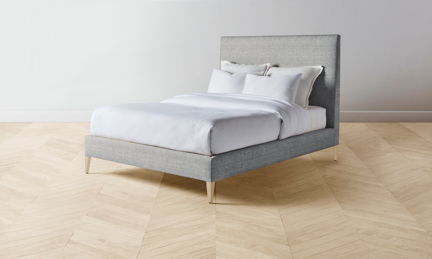 The Essex Bed - Merino Heather Grey