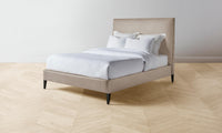 The Essex Bed - Nubuck Leather Fawn