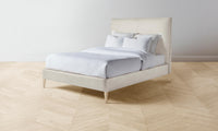 The Essex Bed - Nubuck Leather Sail