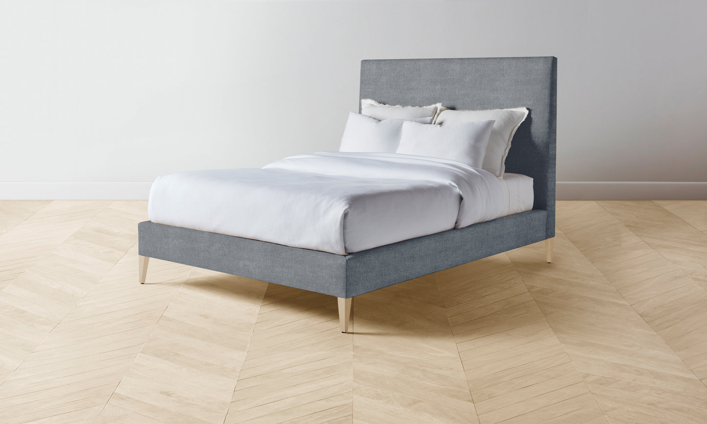 The Essex Bed - Performance Melange Weave Aegean