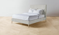 The Essex Bed - Performance Mélange Weave Flint