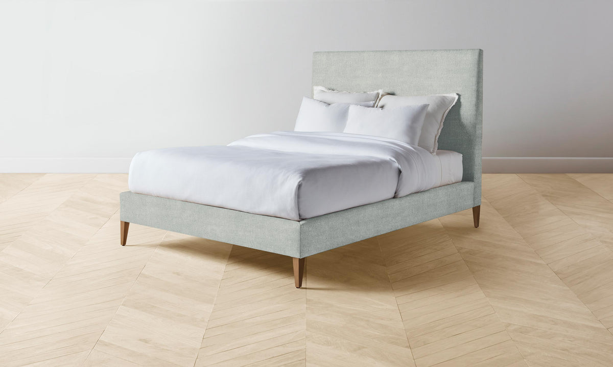 The Essex Bed - Performance Mélange Weave Seaglass
