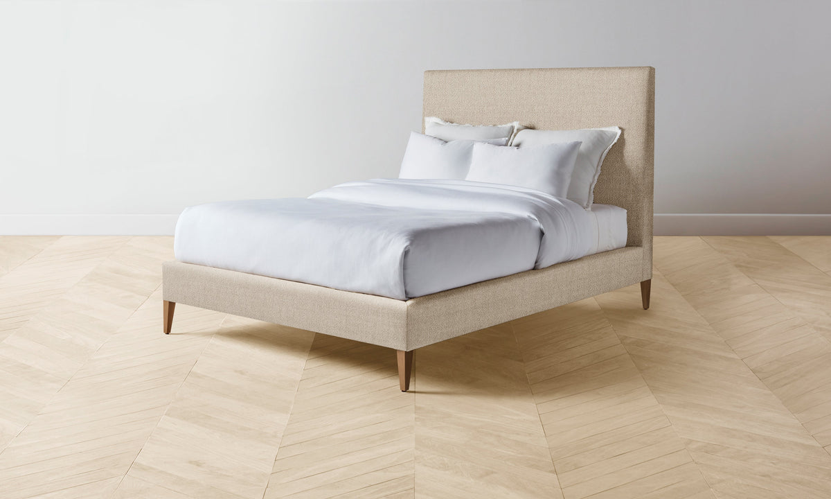 The Essex Bed - Performance Textural Weave Savanna
