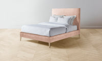 The Essex Bed - Performance Velvet Dusty Rose