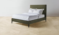 The Essex Bed - Performance Velvet Olive