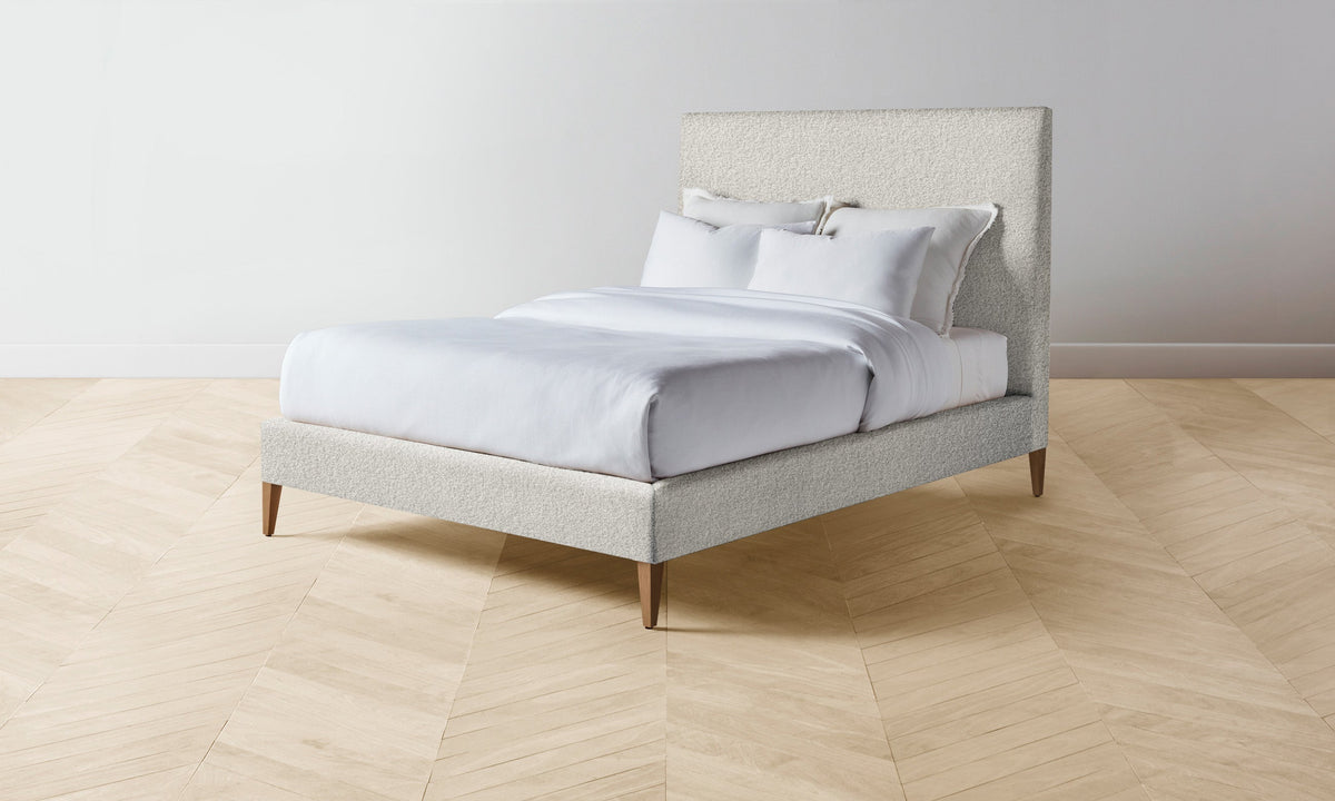 The Essex Bed - Woolen Bouclé Cliff
