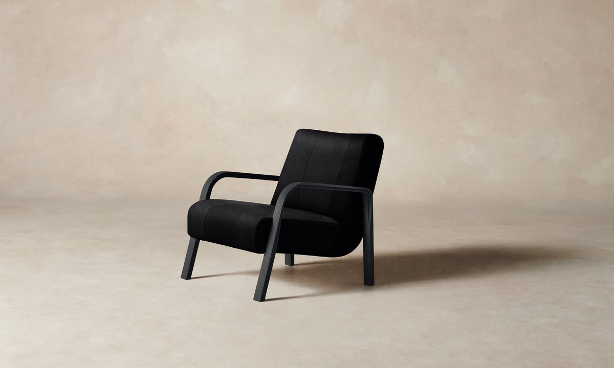The Felix Chair - Costa Leather Jet