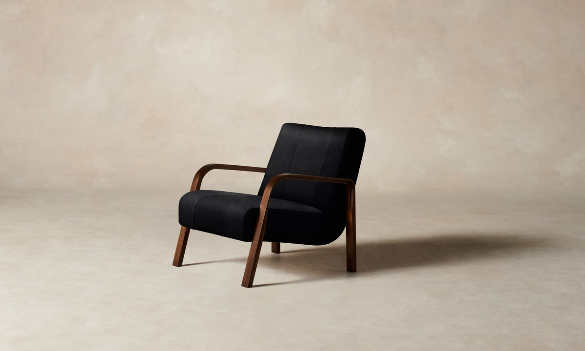 The Felix Chair - Costa Leather Jet