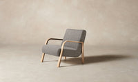 The Felix Chair - Belgian Linen Agate