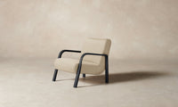 The Felix Chair - Belgian Linen Alder