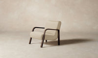 The Felix Chair - Belgian Linen Alder