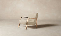 The Felix Chair - Belgian Linen Alder