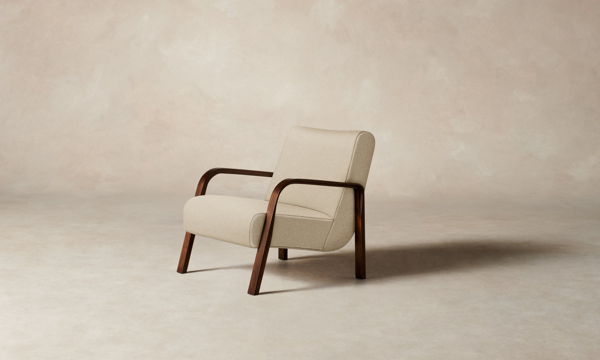 The Felix Chair - Heritage Belgian Linen Alder