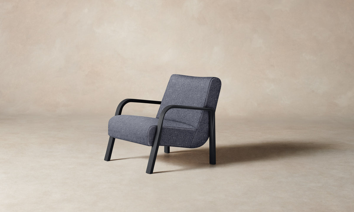 The Felix Chair - Heritage Belgian Linen Lake