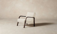 The Felix Chair - Italian Bouclé White