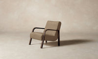 The Felix Chair - Mohair Almond