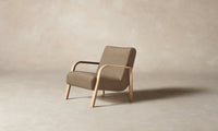 The Felix Chair - Mohair Almond