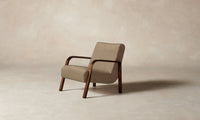 The Felix Chair - Mohair Almond