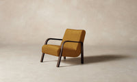 The Felix Chair - Mohair Amber