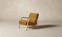 The Felix Chair - Mohair Amber