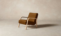 The Felix Chair - Mohair Brown Sugar