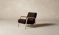 The Felix Chair - Mohair Chocolate