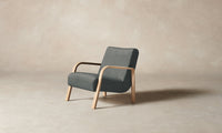 The Felix Chair - Mohair Fog