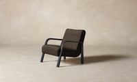 The Felix Chair - Mohair Mink