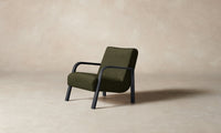 The Felix Chair - Mohair Moss