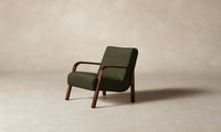 The Felix Chair - Mohair Moss