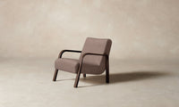 The Felix Chair - Mohair Peony