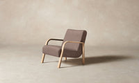 The Felix Chair - Mohair Peony