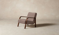 The Felix Chair - Mohair Peony