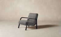 The Felix Chair - Nubuck Leather Asphalt