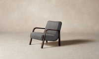 The Felix Chair - Nubuck Leather Asphalt