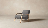 The Felix Chair - Nubuck Leather Asphalt