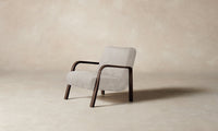 The Felix Chair - Nubuck Leather Sail