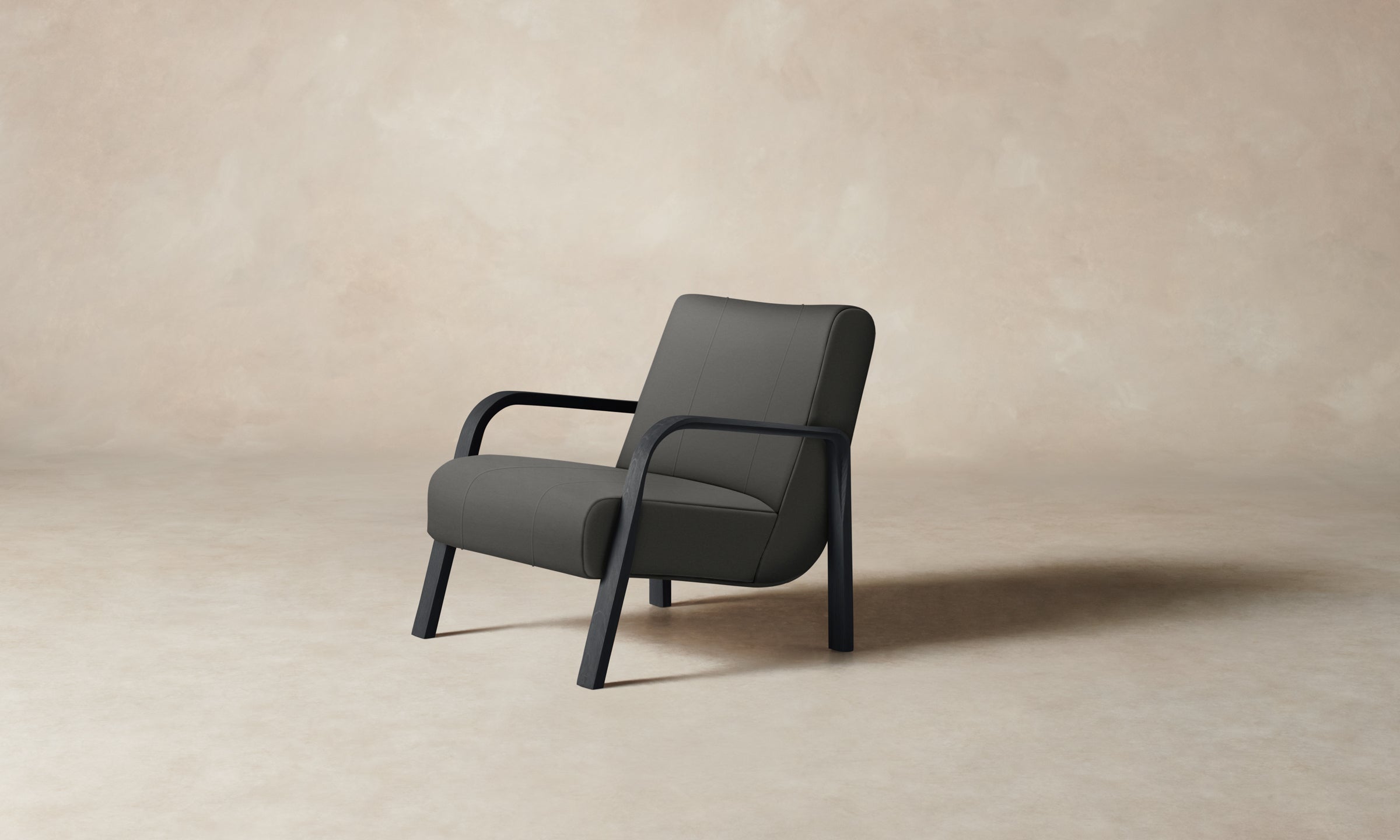 The Felix Chair - Pebbled Leather Ash – Maiden Home
