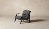 The Felix Chair - Pebbled Leather Ash