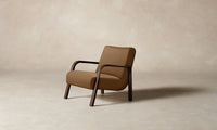 The Felix Chair - Pebbled Leather Latte