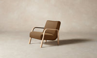 The Felix Chair - Pebbled Leather Latte