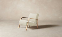 The Felix Chair - Pebbled Leather Swan