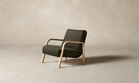 The Felix Chair - Pebbled Leather Truffle